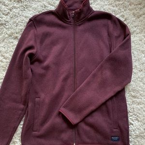 Fleece sweater zipup